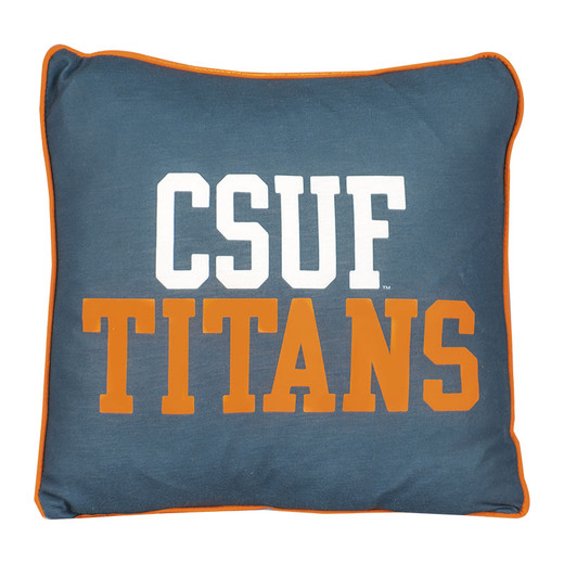 CSUF Titans Decorative Spirit Pillow 14" x 14"